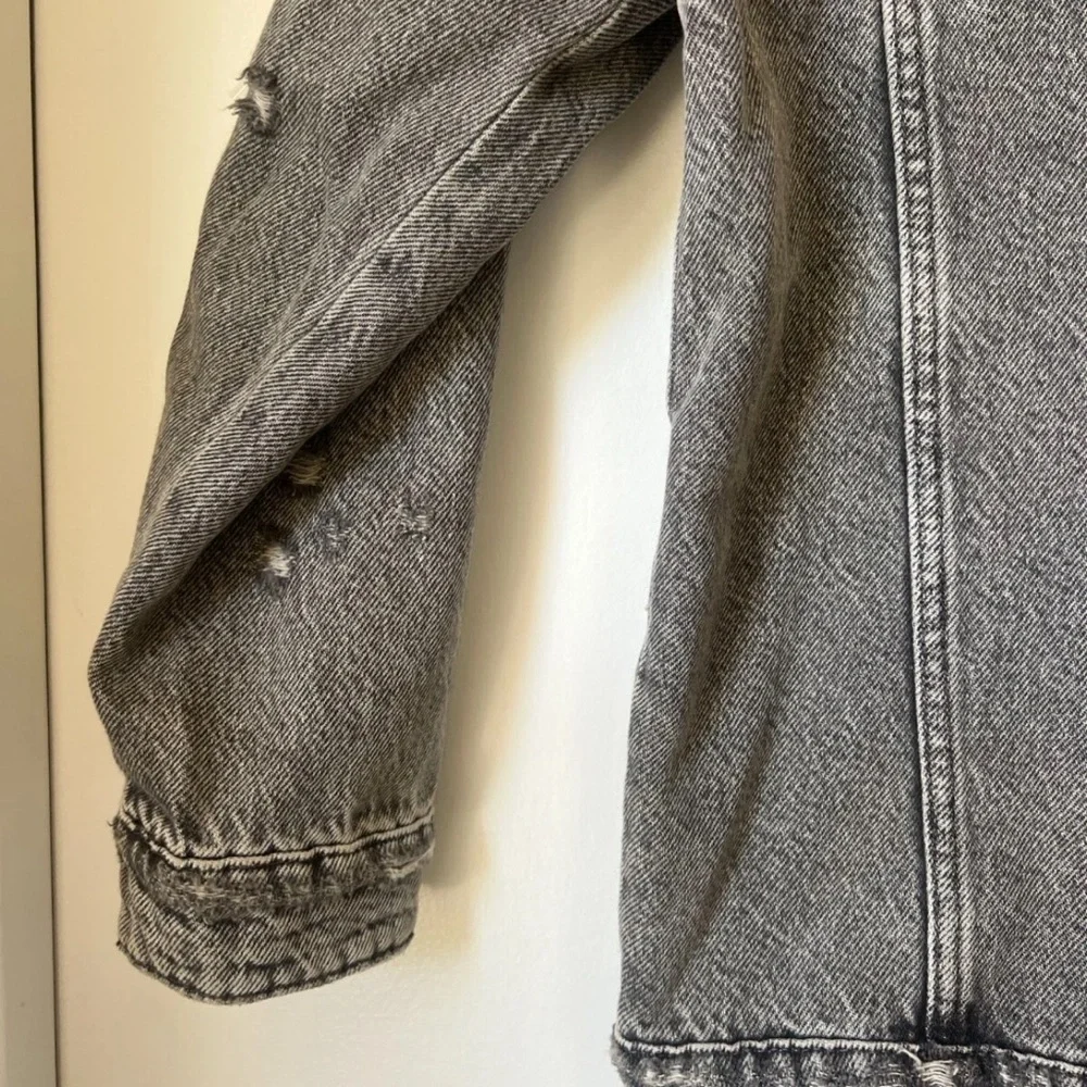 Zara Distressed Denim Jacket